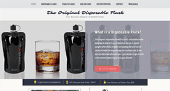 Desktop Screenshot of disposableflasks.com