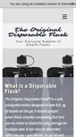 Mobile Screenshot of disposableflasks.com